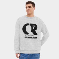 Мужской свитшот oversize без начеса хлопок Ronaldo - фото 2