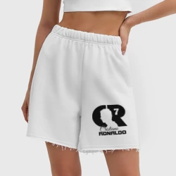 Женские шорты oversize футер хлопок Ronaldo - фото 2
