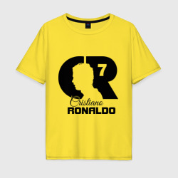 Мужская футболка хлопок Oversize Ronaldo