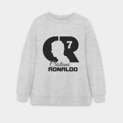 Женский свитшот oversize без начеса хлопок Ronaldo
