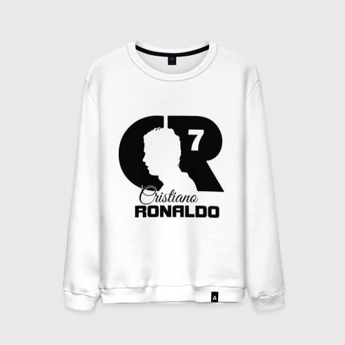 Мужской свитшот хлопок Ronaldo, цвет белый