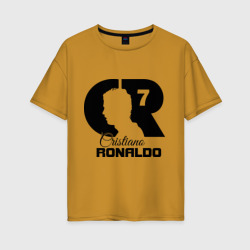 Женская футболка хлопок Oversize Ronaldo