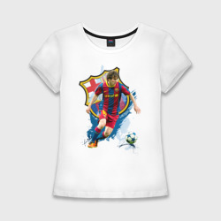 Женская футболка хлопок Slim Messi