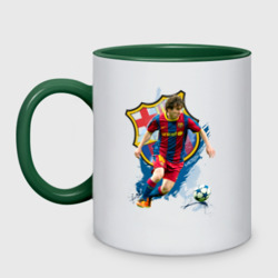 Кружка двухцветная Messi