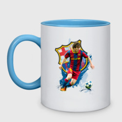 Кружка двухцветная Messi