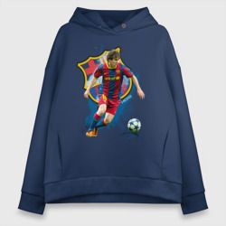 Женское худи Oversize хлопок Messi