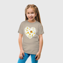 Детская футболка хлопок Цветущее сердце - фото 2