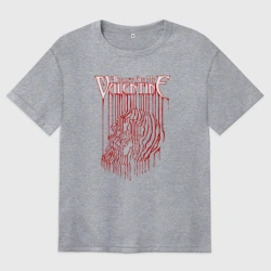 Женская футболка хлопок Oversize Bullet for my Valentine