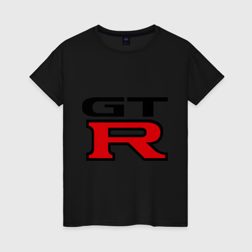 Женская футболка хлопок Gtr, цвет черный
