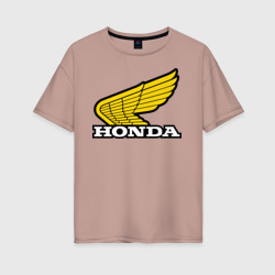 Женская футболка хлопок Oversize Honda