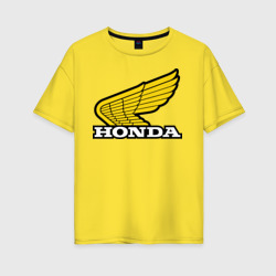 Женская футболка хлопок Oversize Honda