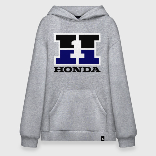 Худи SuperOversize хлопок Honda, цвет меланж