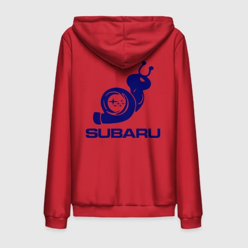 Мужская толстовка на молнии хлопок Subaru
