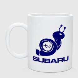 Кружка керамическая Subaru