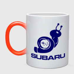 Кружка хамелеон Subaru