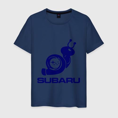 Мужская футболка хлопок Subaru Фото 01