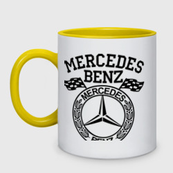 Кружка двухцветная Mercedes Benz