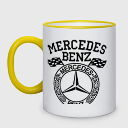 Кружка двухцветная Mercedes Benz