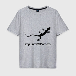 Мужская футболка хлопок Oversize Audi quattro
