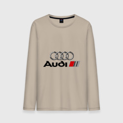 Мужской лонгслив хлопок Audi