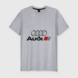Мужская футболка хлопок Slim Audi