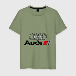Мужская футболка хлопок Audi