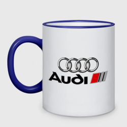 Кружка двухцветная Audi