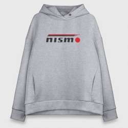 Женское худи Oversize хлопок Nismo