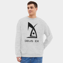 Мужской свитшот oversize без начеса хлопок Deus Ex - фото 2