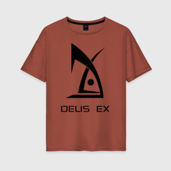 Женская футболка хлопок Oversize Deus Ex