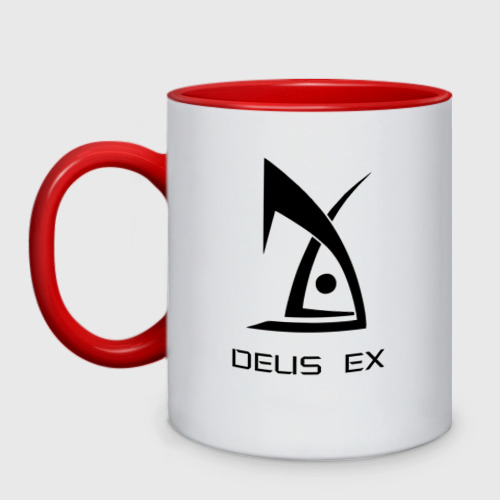 Кружка двухцветная Deus Ex