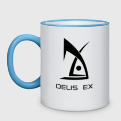 Кружка двухцветная Deus Ex