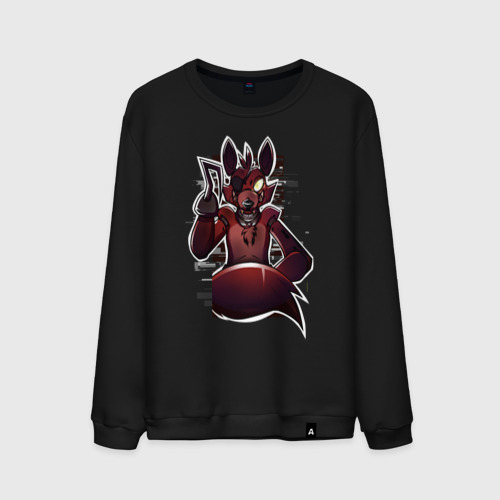 Мужской свитшот хлопок Foxy, цвет черный