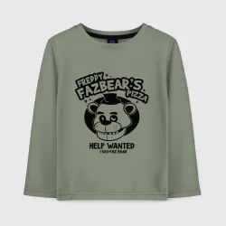 Детский лонгслив хлопок Freddy pizza