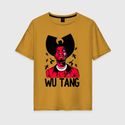 Женская футболка хлопок Oversize Wu tang clan