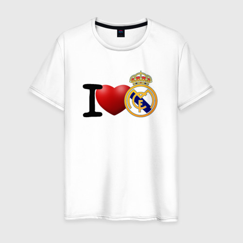 Мужская футболка хлопок Love Real Madrid