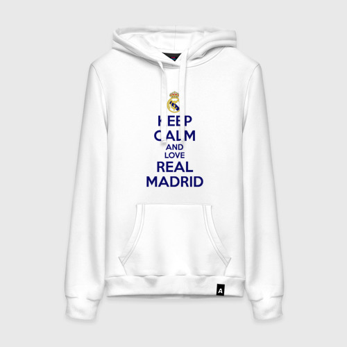 Женская толстовка хлопок Real Madrid