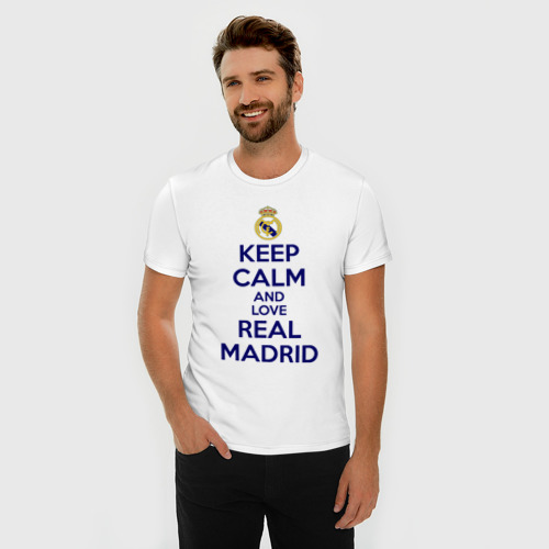 Мужская футболка хлопок Slim Real Madrid - фото 3