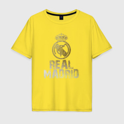 Мужская футболка хлопок Oversize Real Madrid