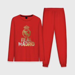 Мужская пижама с лонгсливом хлопок Real Madrid