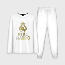 Мужская пижама с лонгсливом хлопок Real Madrid