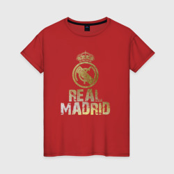 Женская футболка хлопок Real Madrid