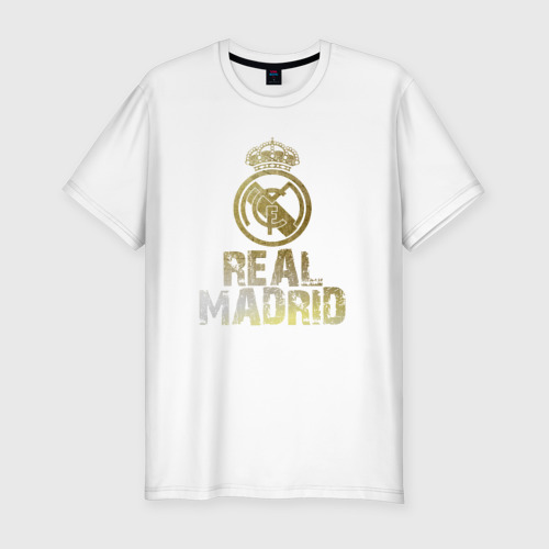 Мужская футболка хлопок Slim Real Madrid