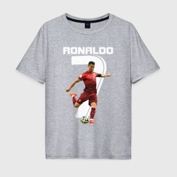 Мужская футболка хлопок Oversize Ronaldo