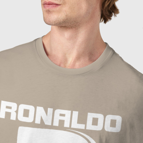 Мужская футболка хлопок с принтом Ronaldo, фото #4