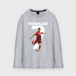 Мужской лонгслив oversize хлопок Ronaldo