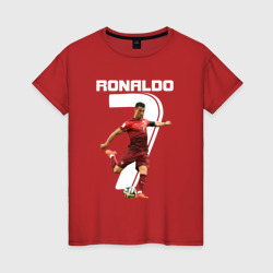 Женская футболка хлопок Ronaldo