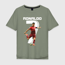 Мужская футболка хлопок Oversize Ronaldo