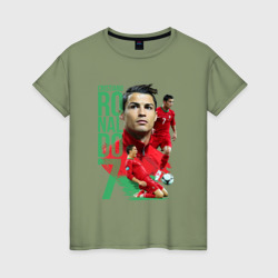 Женская футболка хлопок Ronaldo