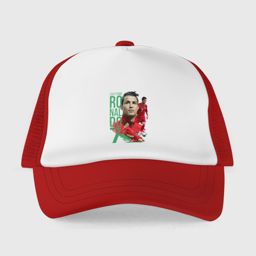 Детская кепка тракер Ronaldo, цвет красный - фото 2